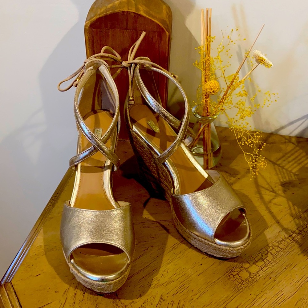 Ugg gold wedges